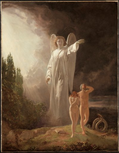 Expulsion of Adam and Eve by John Faed