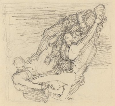 Figure Being Transported through the Air by John Flaxman