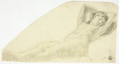 Nude Girl Asleep by John Flaxman