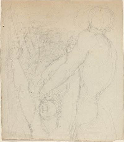 Two Fighting Figures by John Flaxman