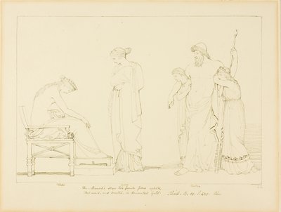 Vulcan and Thetis by John Flaxman