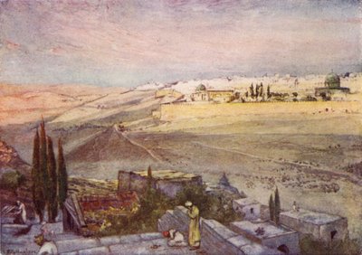 Sunrise from the Mount of Olives by John Fulleylove