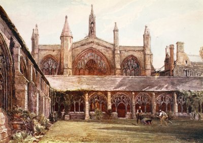 The Cloisters, New College by John Fulleylove