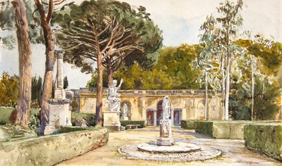 The Medici Gardens, Rome by John Fulleylove