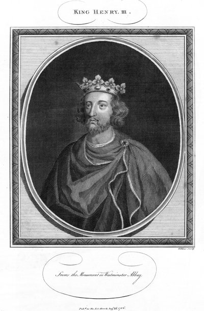 King Henry III, 1786 by John Goldar