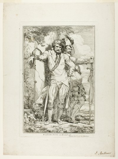 Banditti on the Lookout by John Hamilton Mortimer