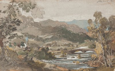 Skelwith Bridge, 1812 by John Harden