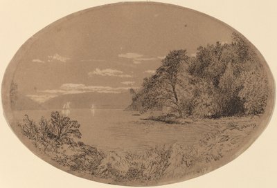 The Hudson at Nyack by John Henry Hill