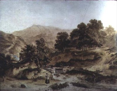 Welsh Landscape by John James Chalon