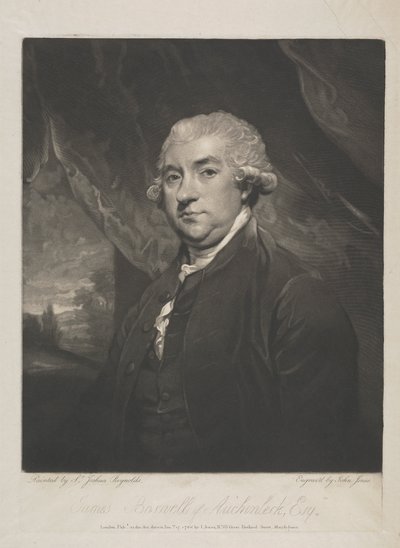 James Boswell of Auchinleck, Esq. by John Jones