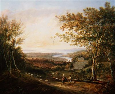 View of the Wye Valley by John Laporte