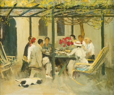 Tea at Palm Springs by John Lavery