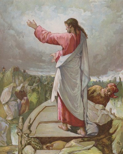 Jesus preaching from the Boat by John Lawson