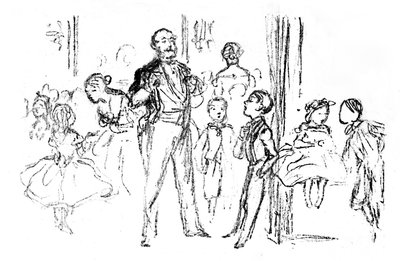 Juvenile Party, From Punch, 1864, 1923 by John Leech
