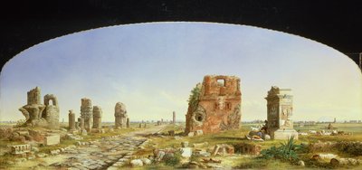 The Appian Way, 1869 by John Linton Chapman