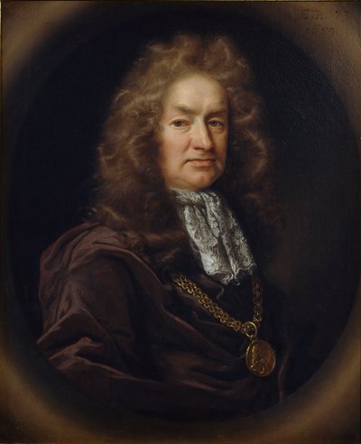 Elias Ashmole, 1687 by John Riley