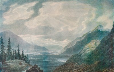An Alpine Valley by John Robert Cozens