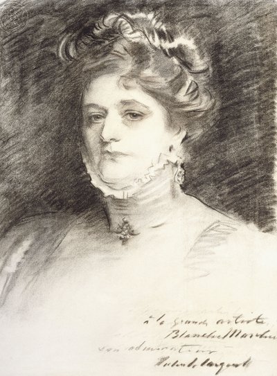Portrait of Blanche Marchesi by John Singer Sargent