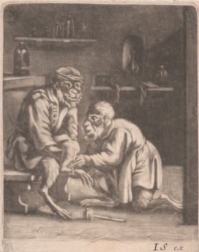Two Monkeys by John Smith
