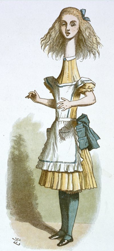 Alice with a Long Neck by John Tenniel