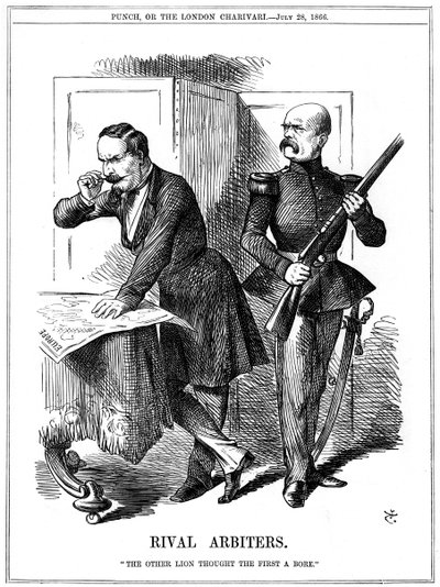 Rival Arbiters, 1866 by John Tenniel