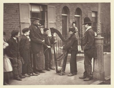 Italian Street Musicians, 1881 by John Thomson