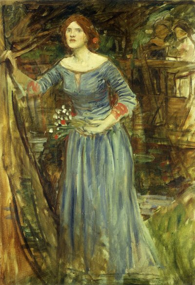 Study for Ophelia by John William Waterhouse