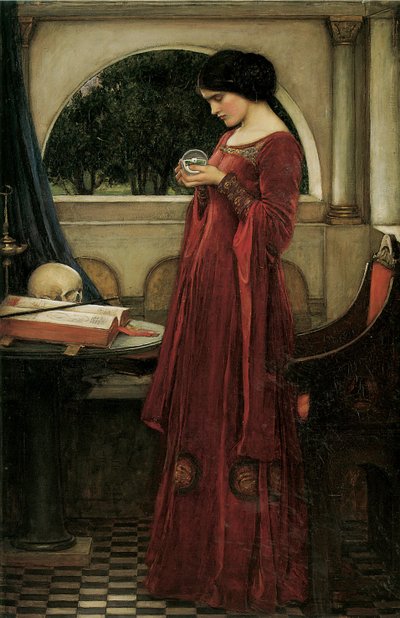 The Crystal Ball by John William Waterhouse