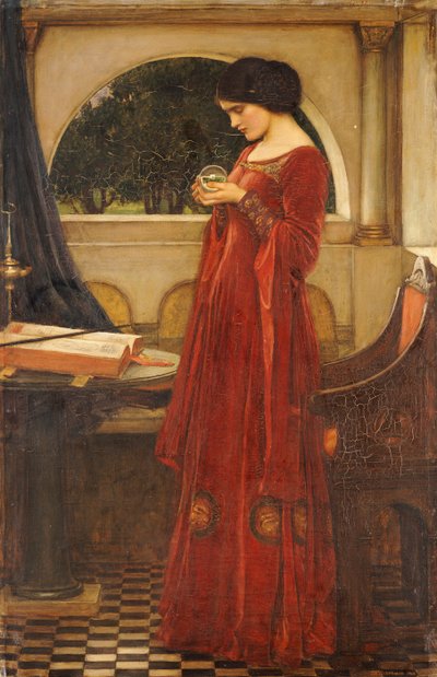 The Crystal Ball by John William Waterhouse