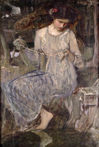 The Necklace, c.1909 by John William Waterhouse