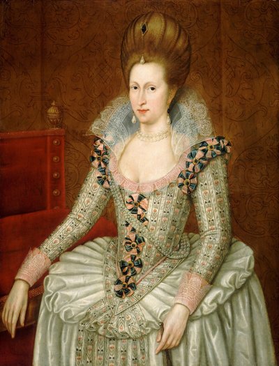 Anne of Denmark by John de (attr.to) Critz