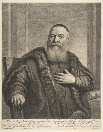 Portrait of Eleazor Swalmius by Jonas Suyderhoef