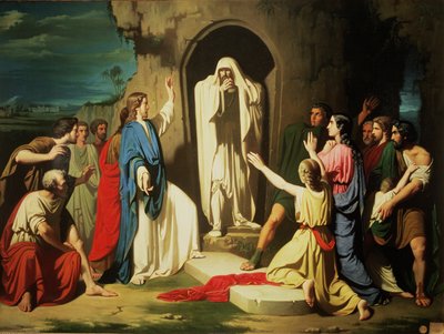 The Resurrection of Lazarus by Jose Casado del Alisal