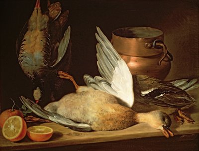 Still Life with Game by Jose Lopez Enguidanos