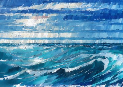Ocean Rain 01 by Josef Johann Michel