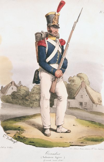 Grenadier Guard by Joseph Louis Hippolyte Bellange