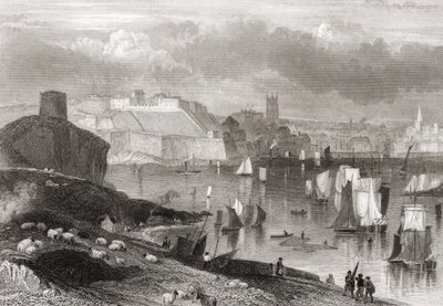 Plymouth, Devon, Seen from Mount Batten by Joseph Brown