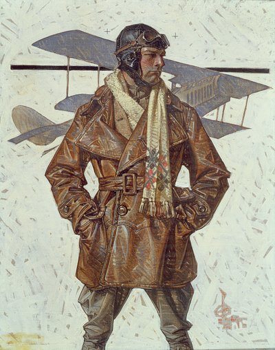 Airforce Pilot by Joseph Christian Leyendecker