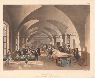 Stamp Office, Somerset House by Joseph Constantine Stadler
