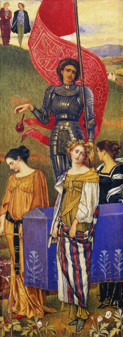 The Mystic Burial by Joseph Edward Southall