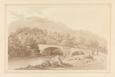 Brathay Bridge by Joseph Farington