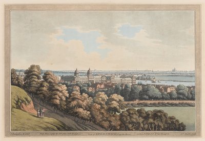 View of Greenwich and Up the River by Joseph Farington