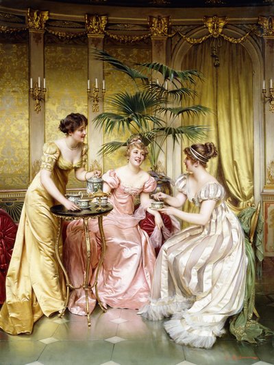 Three for Tea by Joseph Frederick Charles Soulacroix