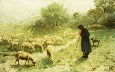 Shepherd by Joseph Henry Sharp