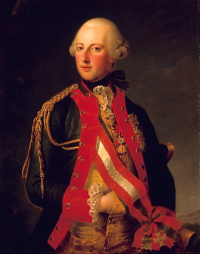 Portrait of Emperor Josef II by Joseph Hickel