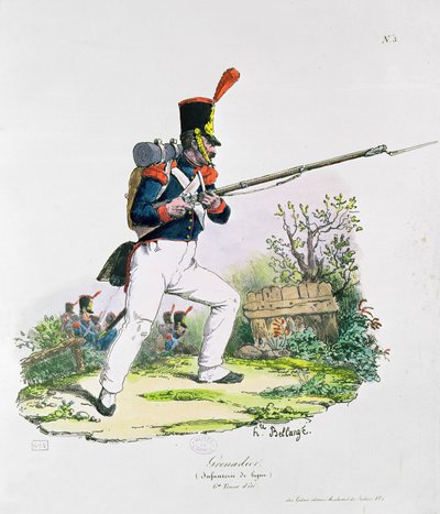 Grenadier Guard by Joseph Louis Hippolyte Bellange