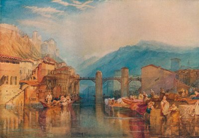 Grenoble Bridge, 1824 by Joseph Mallord William Turner