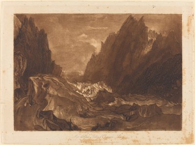 Mer de Glace by Joseph Mallord William Turner