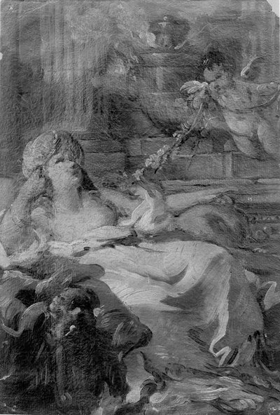 Woman Reclining, 18th century by Joseph Marie Vien the Elder
