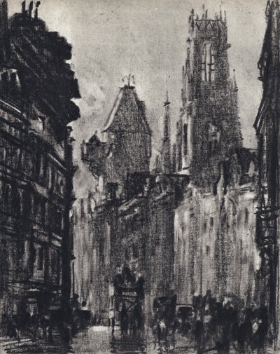 Fleet Street by Joseph Pennell